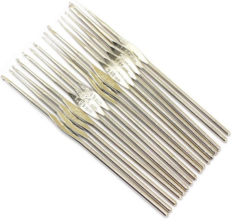 Crochet Metalique 1.0mm Pqt/12pcs - GZH016