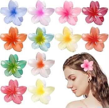 Pince Cheveux Fleur Hawaienne- ZJ0533