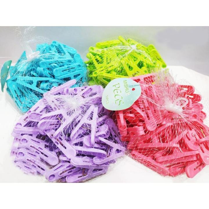Pincette Linge En Plastique- 50 Pcs
