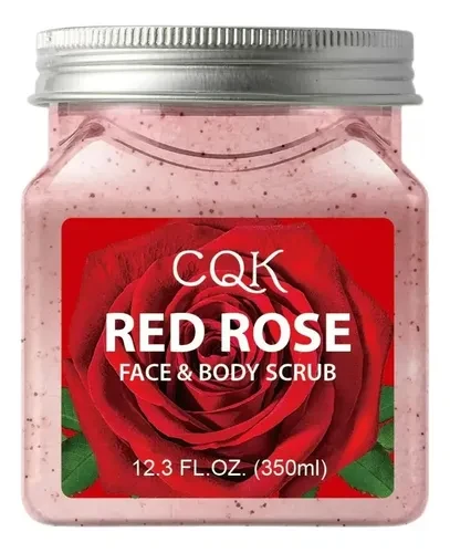 CBQ Red Rose Face & Body Scrub - 350 ml